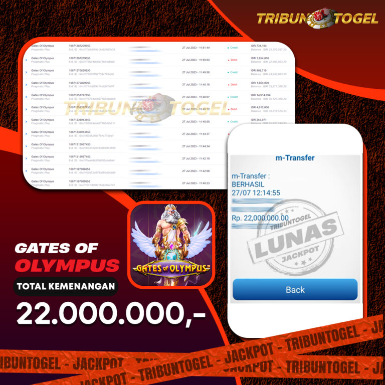 BUKTI PEMBAYARAN SLOT TRIBUNTOGEL