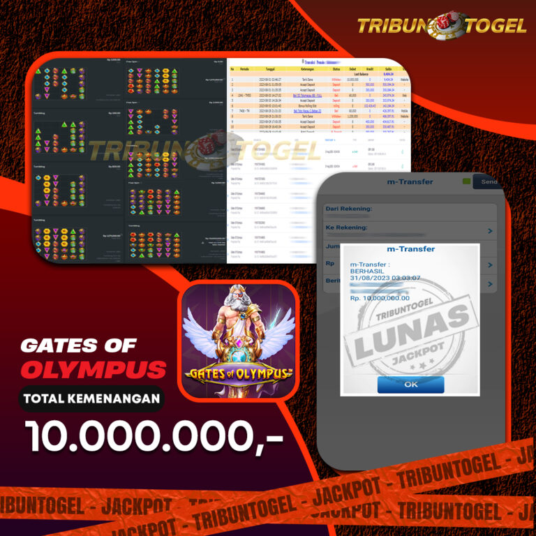 BUKTI PEMBAYARAN SLOT TRIBUNTOGEL