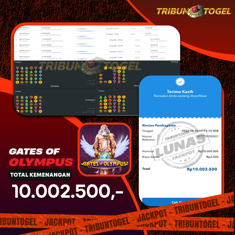 BUKTI PEMBAYARAN SLOT TRIBUNTOGEL