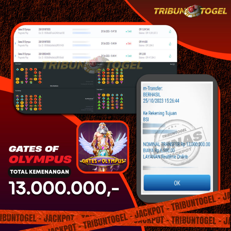 BUKTI PEMBAYARAN SLOT TRIBUNTOGEL