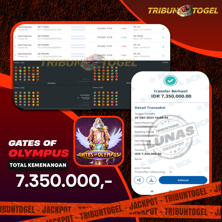 BUKTI PEMBAYARAN SLOT TRIBUNTOGEL